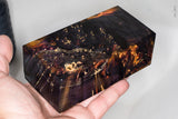 Large stabilized box elder burl wood block