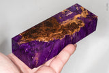 Stabilized box elder burl wood block
