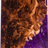 Stabilized box elder burl wood block