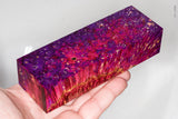 Stabilized box elder burl wood block