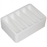 5‑Cavity Platinum‑Cure Silicone Mold - For Resin Casting, Hybrid Blocks, Scales
