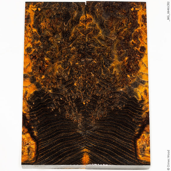 Stabilized wood black ash burl panels – Dimec wood