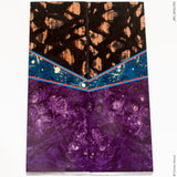 Stabilized box elder wood segmented panels