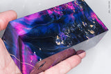 Stabilized wood box elder burl block