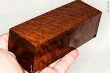 Stabilized curly mango wood block