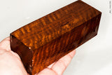 Stabilized curly mango wood block