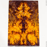 Stabilized wood box elder burl panels
