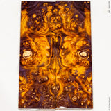 Stabilized wood box elder burl panels