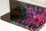 Stabilized box elder wood segmented panels