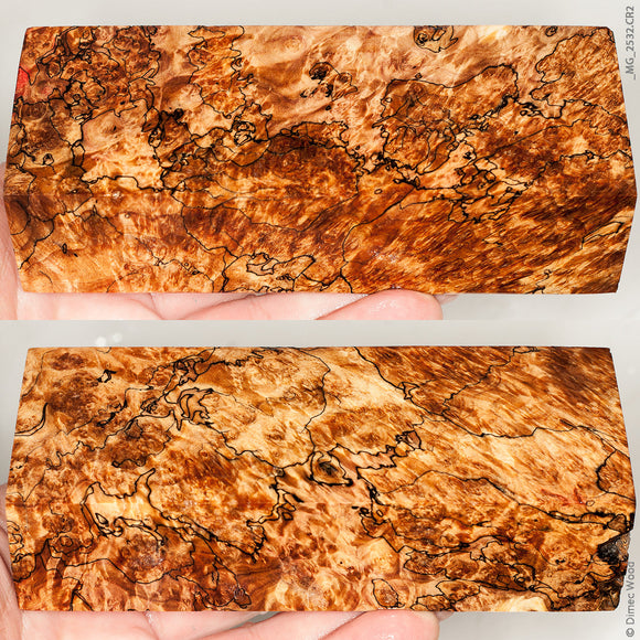 Stabilized wood box elder burl block – Dimec wood