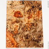 Stabilized wood box elder burl panels